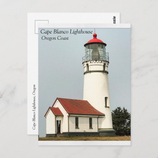 Cape Blanco Lighthouse, OR Postkarte (Vorne/Hinten)