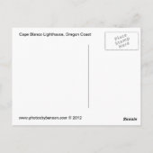 Cape Blanco Lighthouse Postkarte (Rückseite)