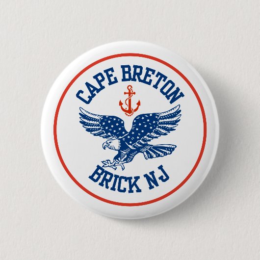 Cape Breton Adler Pin Button (Vorderseite)