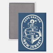 Cape Breton Anker Magnet (Vorderseite/Rückseite)