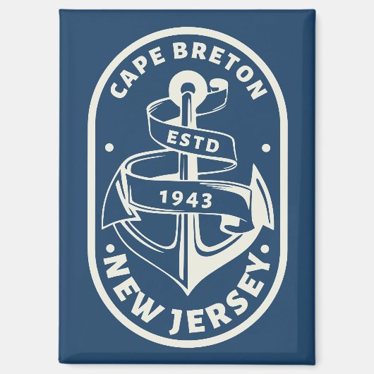 Cape Breton Anker Magnet (Vorderseite)