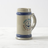 Cape Breton Herz der Jersey Shore Stein Bierglas (VorderseiteRechts)
