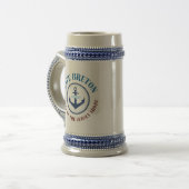 Cape Breton Herz der Jersey Shore Stein Bierglas (Vorderseite Links)