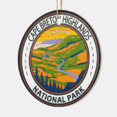 Cape Breton Highlands National Park Canada Abzeich Keramik Ornament (Links)