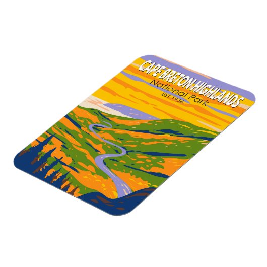 Cape Breton Highlands National Park Kanada Reisen Magnet (Linke Seite)