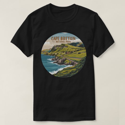 Cape Breton Highlands National Park T-Shirt (Design vorne)