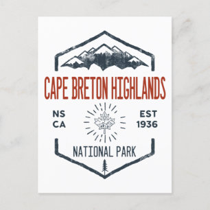 Cape Breton Highlands Nationalpark Kanada Postkarte