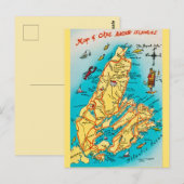 Cape Breton Inseln Postkarte (Vorne/Hinten)