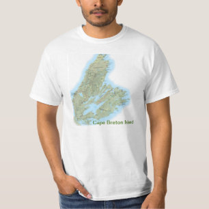 Cape Breton Island T Shirt mit Bell Quote