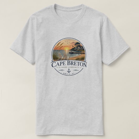 Cape Breton Küsten Community Tee (Design vorne)