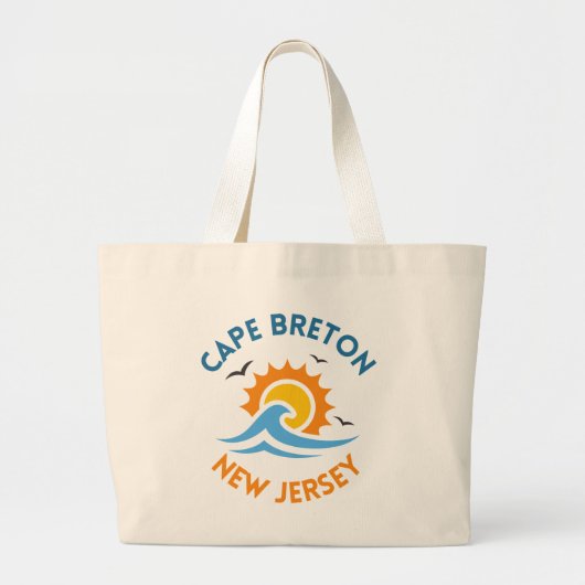 Cape Breton Sunny Tote Jumbo Stoffbeutel (Vorne)