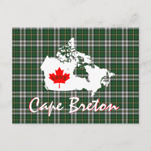Cape Breton Tartan Customize Canada Postkarte