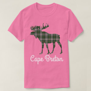 Cape Breton Tarttan Elch niedlich rosa Shirt N.S.