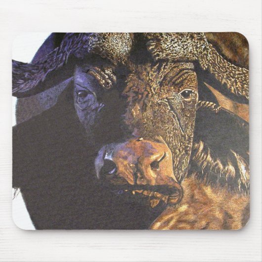 Cape Buffalo Mousepad (Vorne)
