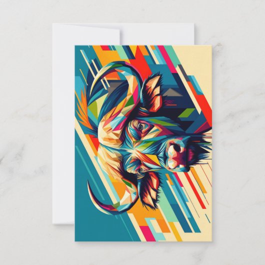 Cape Buffalo Notecard (Vorderseite)
