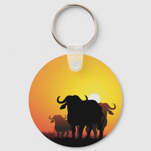 Cape Buffalo Schlüsselanhänger (Vorderseite)