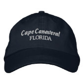 Cape Canaveral Florida bestickt Baseballhut Bestickte Baseballkappe (Vorderseite)