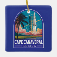 Cape Canaveral Florida Illustration Art
