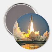 Cape Canaveral Florida Launch Pad Magnet (Vorderseite/Rückseite)