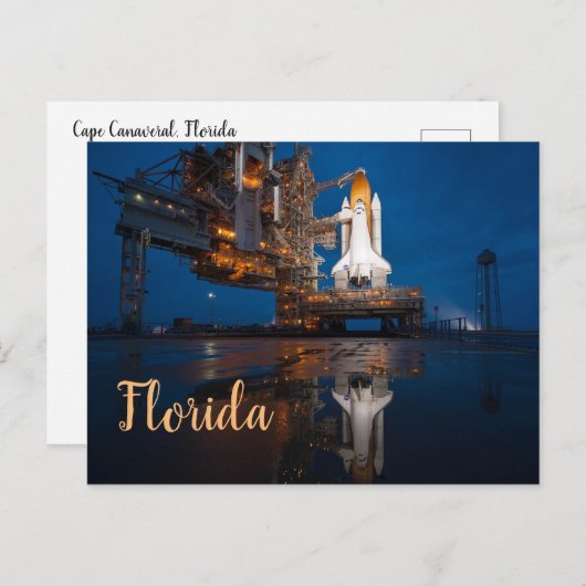 Cape Canaveral Florida Postkarte (Vorne/Hinten)