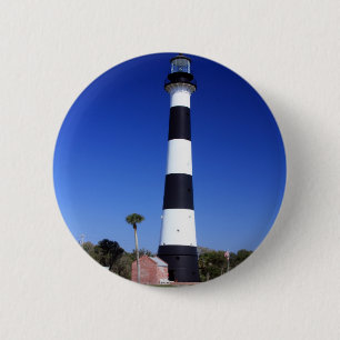 Cape Canaveral Leuchtturm Button