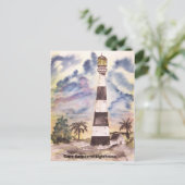 Cape Canaveral Leuchtturm, Cape Canaveral Light.. Postkarte (Stehend Vorderseite)