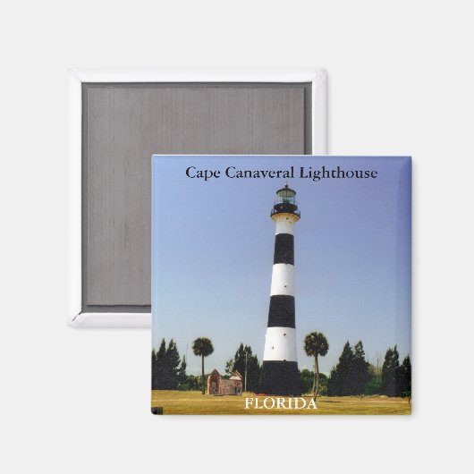 Cape Canaveral Lighthouse, Florida Magnet (Vorderseite/Rückseite)