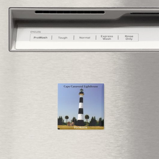 Cape Canaveral Lighthouse, Florida Magnet (In Situ (Geschirrspüler))