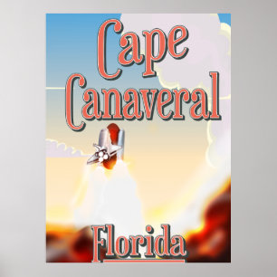Cape Canaveral Reiseplakat Poster