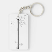 Cape Canaveral SFS Diagramm / Taxi Diagramm Schlüsselanhänger (Rückseite)