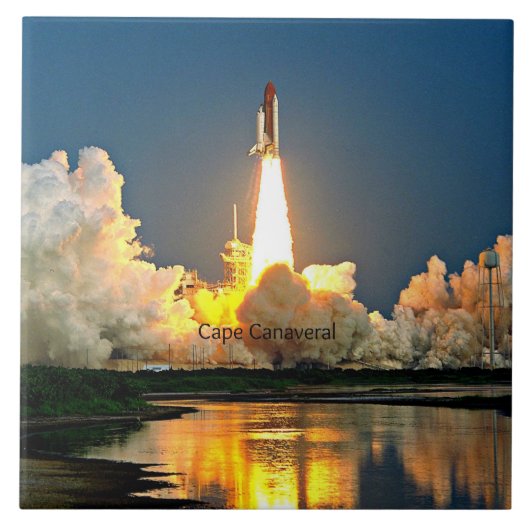 Cape Canaveral-Startplattform  Fliese (Vorderseite)