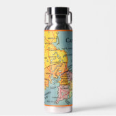 Cape - Cape Cod Massachusetts Karte Wasserflasche Trinkflasche (Vorne)
