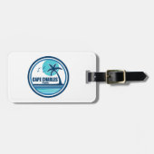 Cape Charles Beach Virginia Palm Tree Birds Gepäckanhänger (Vorderseite horizontal)