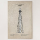 Cape Charles Lighthouse - Virginia - SBD Puzzle (Vertikal)