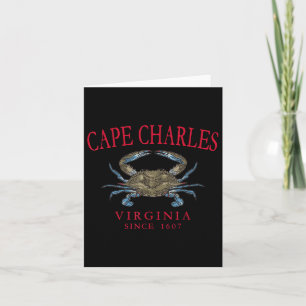 Cape Charles Virginia Blue Crab Seit 1607 Karte
