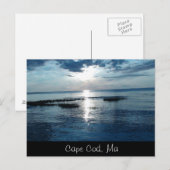 Cape Co Massachusetts Postkarte (Vorne/Hinten)