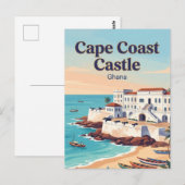 Cape Coast Castle Ghana Postkarte (Vorne/Hinten)