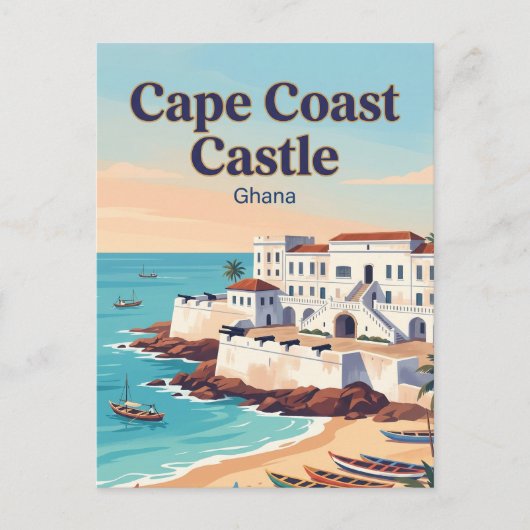 Cape Coast Castle Ghana Postkarte (Vorderseite)