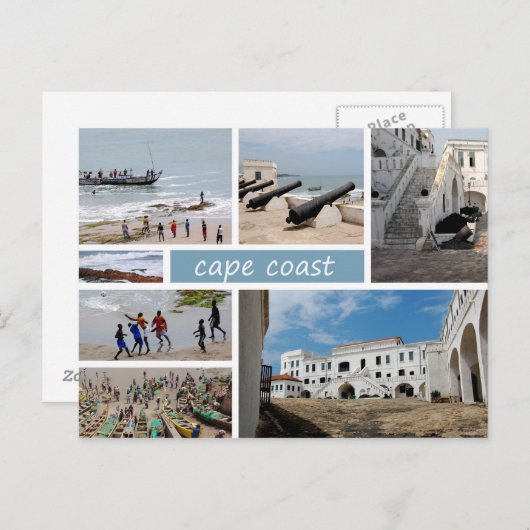 Cape Coast Postcard Postkarte (Vorne/Hinten)
