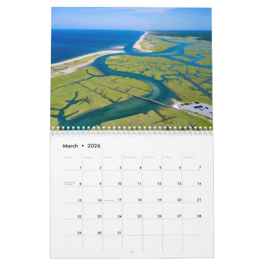 Cape Cod 2025 - Kalender (Mär 2026)