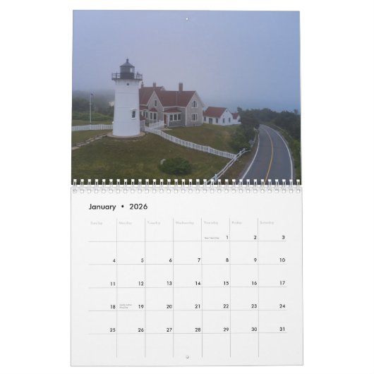 Cape Cod 2025 - Kalender (Jan 2026)