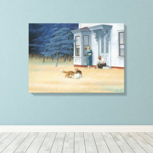 Cape Cod Abend Leinwanddruck (Insitu (Holzboden))