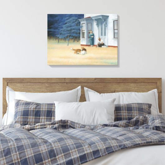 Cape Cod Abend Leinwanddruck (Insitu (Schlafzimmer))