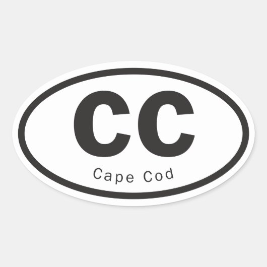 Cape Cod Aufkleber (Vorderseite)