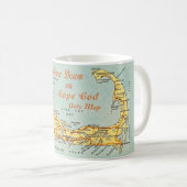 Cape Cod Auto Karte Tasse (VorderseiteRechts)