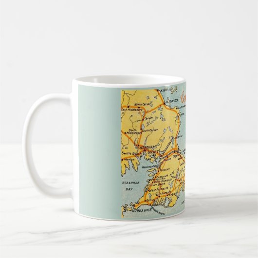 Cape Cod Auto Map Tasse (Links)