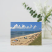 Cape Cod Bay Beach Truro Postkarte (Stehend Vorderseite)