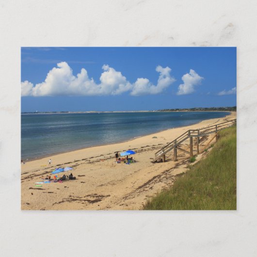Cape Cod Bay Beach Truro Postkarte (Vorderseite)