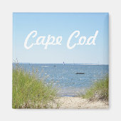 Cape Cod Beach Foto Magnet (Vorne)
