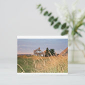Cape Cod Beach House Postkarte (Stehend Vorderseite)
